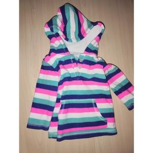 Baby girl Carter's fleece hoody 9m
